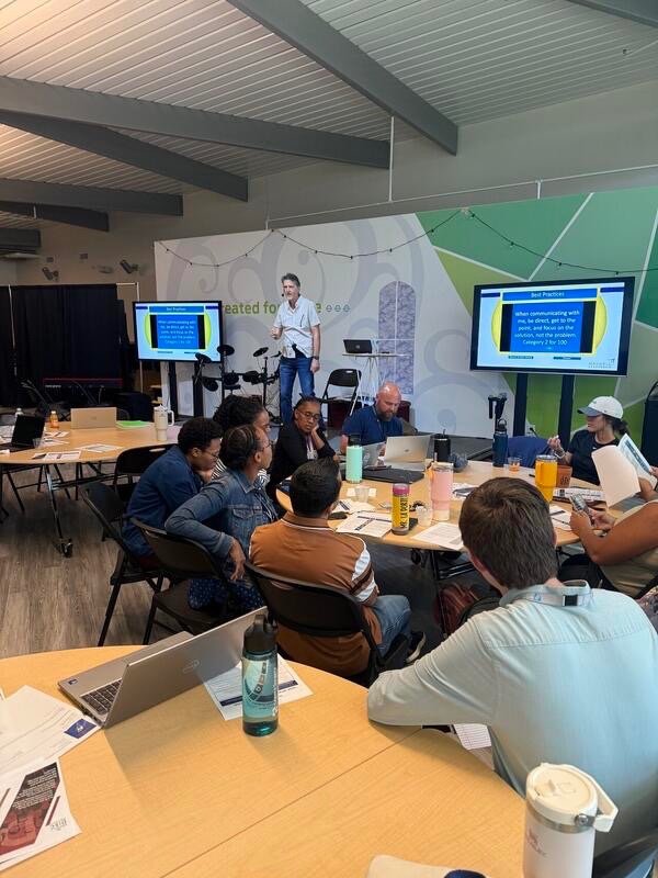 Interactive team workshop